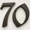 Afbeelding van het getal zeventig (70)
