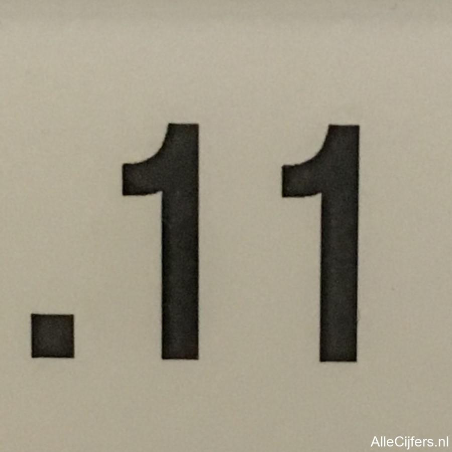 helper beproeving tekst Afbeelding van het getal elf (11) (bijgewerkt 2023!) | AlleCijfers.nl