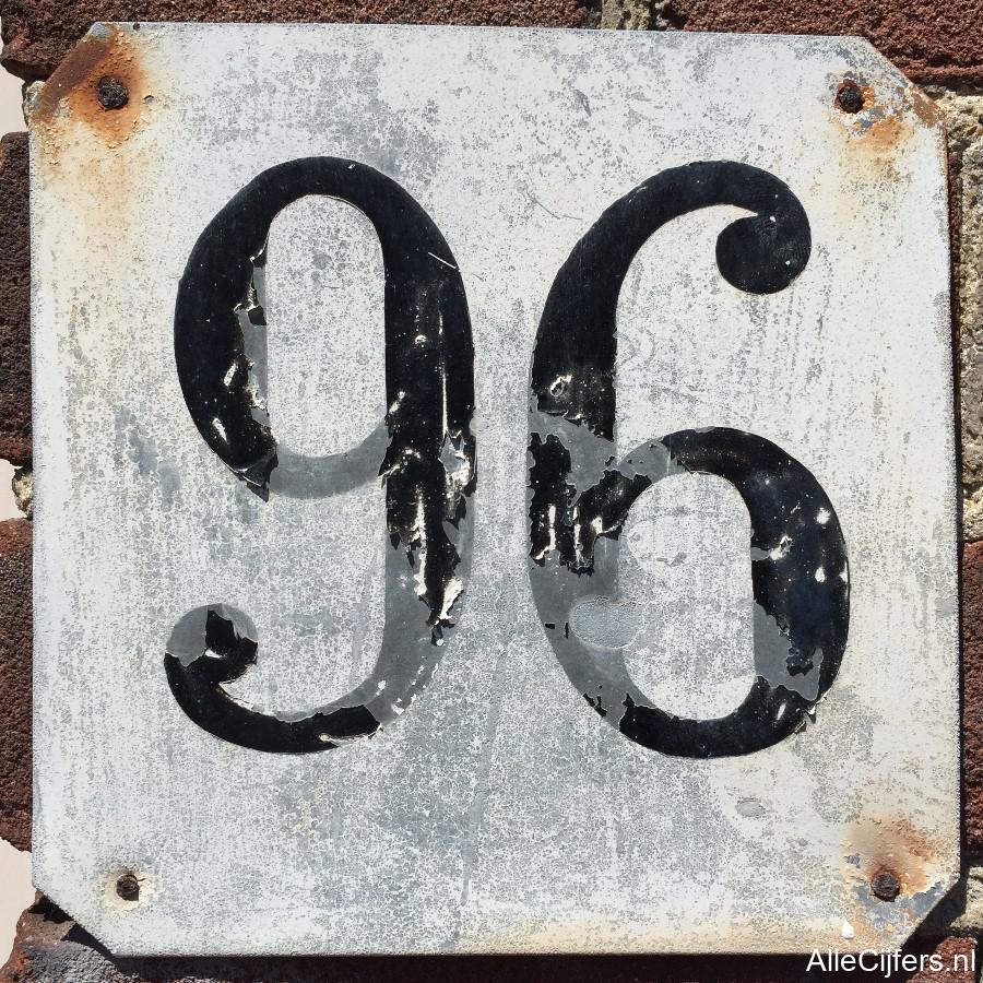 Afbeelding van het getal zesennegentig (96)