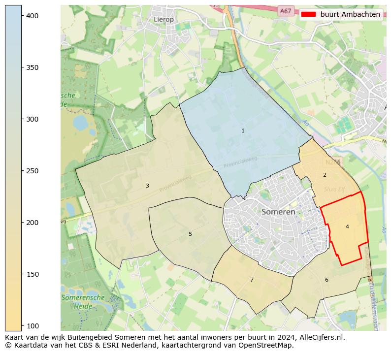 Kaart van de wijk Buitengebied Someren met het aantal inwoners per buurt in 2024. Op deze pagina vind je veel informatie over inwoners (zoals de verdeling naar leeftijdsgroepen, gezinssamenstelling, geslacht, autochtoon of Nederlands met een immigratie achtergrond,...), woningen (aantallen, types, prijs ontwikkeling, gebruik, type eigendom,...) en méér (autobezit, energieverbruik,...)  op basis van open data van het centraal bureau voor de statistiek en diverse andere bronnen!