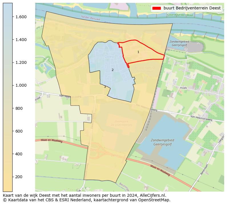 Kaart van de wijk Deest met het aantal inwoners per buurt in 2024. Op deze pagina vind je veel informatie over inwoners (zoals de verdeling naar leeftijdsgroepen, gezinssamenstelling, geslacht, autochtoon of Nederlands met een immigratie achtergrond,...), woningen (aantallen, types, prijs ontwikkeling, gebruik, type eigendom,...) en méér (autobezit, energieverbruik,...)  op basis van open data van het centraal bureau voor de statistiek en diverse andere bronnen!