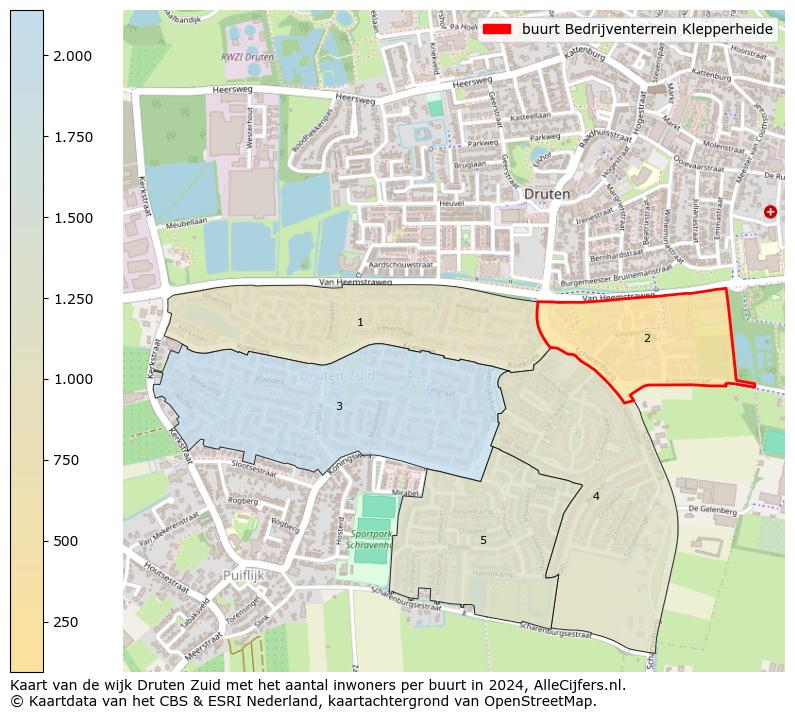 Kaart van de wijk Druten Zuid met het aantal inwoners per buurt in 2024. Op deze pagina vind je veel informatie over inwoners (zoals de verdeling naar leeftijdsgroepen, gezinssamenstelling, geslacht, autochtoon of Nederlands met een immigratie achtergrond,...), woningen (aantallen, types, prijs ontwikkeling, gebruik, type eigendom,...) en méér (autobezit, energieverbruik,...)  op basis van open data van het Centraal Bureau voor de Statistiek en diverse andere bronnen!