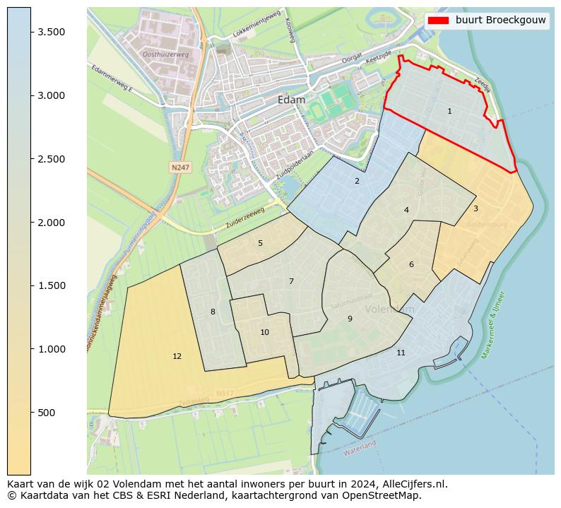 Kaart van de wijk 02 Volendam met het aantal inwoners per buurt in 2024. Op deze pagina vind je veel informatie over inwoners (zoals de verdeling naar leeftijdsgroepen, gezinssamenstelling, geslacht, autochtoon of Nederlands met een immigratie achtergrond,...), woningen (aantallen, types, prijs ontwikkeling, gebruik, type eigendom,...) en méér (autobezit, energieverbruik,...)  op basis van open data van het centraal bureau voor de statistiek en diverse andere bronnen!