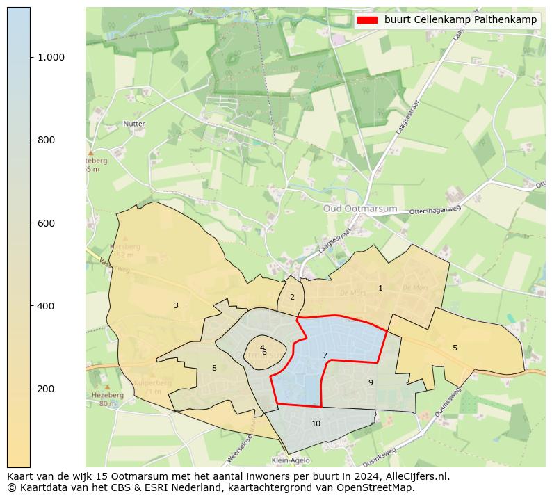 Kaart van de wijk 15 Ootmarsum met het aantal inwoners per buurt in 2024. Op deze pagina vind je veel informatie over inwoners (zoals de verdeling naar leeftijdsgroepen, gezinssamenstelling, geslacht, autochtoon of Nederlands met een immigratie achtergrond,...), woningen (aantallen, types, prijs ontwikkeling, gebruik, type eigendom,...) en méér (autobezit, energieverbruik,...)  op basis van open data van het centraal bureau voor de statistiek en diverse andere bronnen!