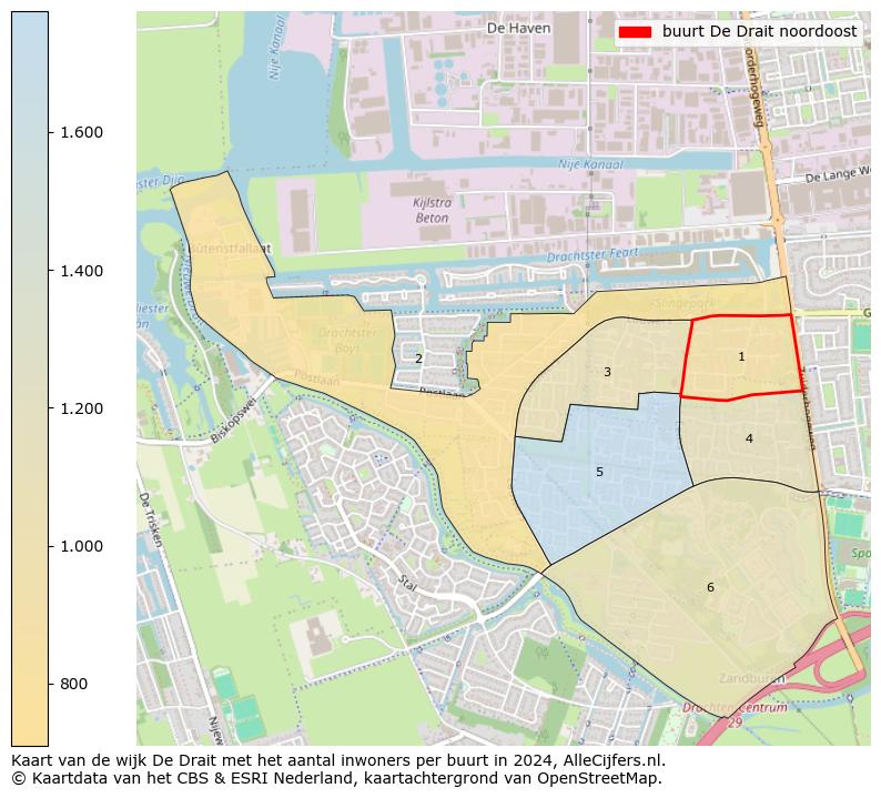 Kaart van de wijk De Drait met het aantal inwoners per buurt in 2024. Op deze pagina vind je veel informatie over inwoners (zoals de verdeling naar leeftijdsgroepen, gezinssamenstelling, geslacht, autochtoon of Nederlands met een immigratie achtergrond,...), woningen (aantallen, types, prijs ontwikkeling, gebruik, type eigendom,...) en méér (autobezit, energieverbruik,...)  op basis van open data van het Centraal Bureau voor de Statistiek en diverse andere bronnen!