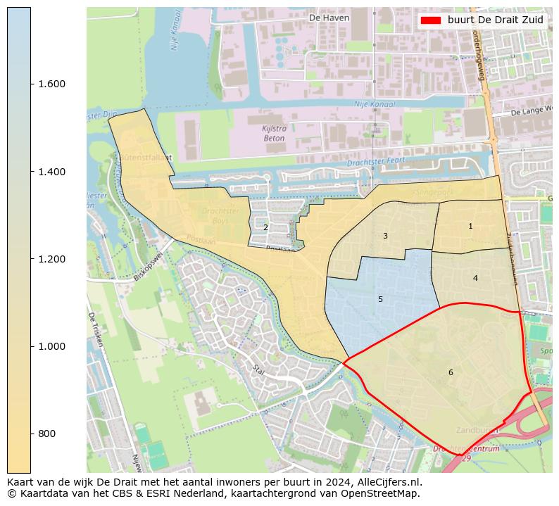 Kaart van de wijk De Drait met het aantal inwoners per buurt in 2024. Op deze pagina vind je veel informatie over inwoners (zoals de verdeling naar leeftijdsgroepen, gezinssamenstelling, geslacht, autochtoon of Nederlands met een immigratie achtergrond,...), woningen (aantallen, types, prijs ontwikkeling, gebruik, type eigendom,...) en méér (autobezit, energieverbruik,...)  op basis van open data van het centraal bureau voor de statistiek en diverse andere bronnen!