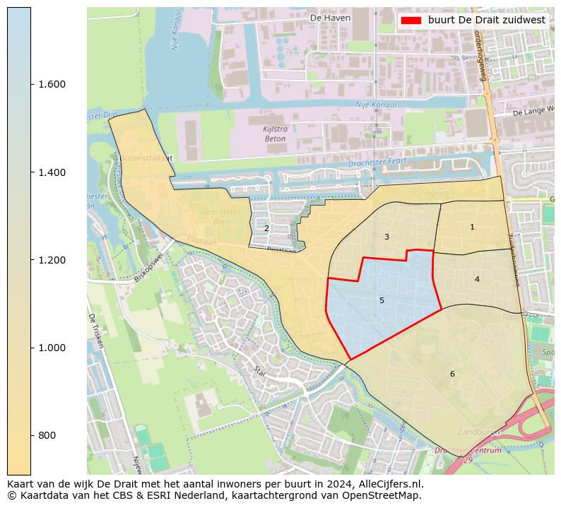 Kaart van de wijk De Drait met het aantal inwoners per buurt in 2024. Op deze pagina vind je veel informatie over inwoners (zoals de verdeling naar leeftijdsgroepen, gezinssamenstelling, geslacht, autochtoon of Nederlands met een immigratie achtergrond,...), woningen (aantallen, types, prijs ontwikkeling, gebruik, type eigendom,...) en méér (autobezit, energieverbruik,...)  op basis van open data van het centraal bureau voor de statistiek en diverse andere bronnen!