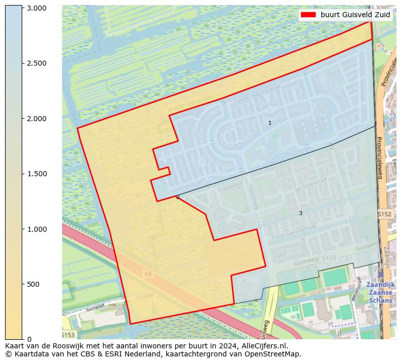 Kaart van de Rooswijk met het aantal inwoners per buurt in 2024. Op deze pagina vind je veel informatie over inwoners (zoals de verdeling naar leeftijdsgroepen, gezinssamenstelling, geslacht, autochtoon of Nederlands met een immigratie achtergrond,...), woningen (aantallen, types, prijs ontwikkeling, gebruik, type eigendom,...) en méér (autobezit, energieverbruik,...)  op basis van open data van het centraal bureau voor de statistiek en diverse andere bronnen!