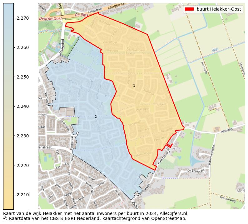 Kaart van de wijk Heiakker met het aantal inwoners per buurt in 2024. Op deze pagina vind je veel informatie over inwoners (zoals de verdeling naar leeftijdsgroepen, gezinssamenstelling, geslacht, autochtoon of Nederlands met een immigratie achtergrond,...), woningen (aantallen, types, prijs ontwikkeling, gebruik, type eigendom,...) en méér (autobezit, energieverbruik,...)  op basis van open data van het centraal bureau voor de statistiek en diverse andere bronnen!