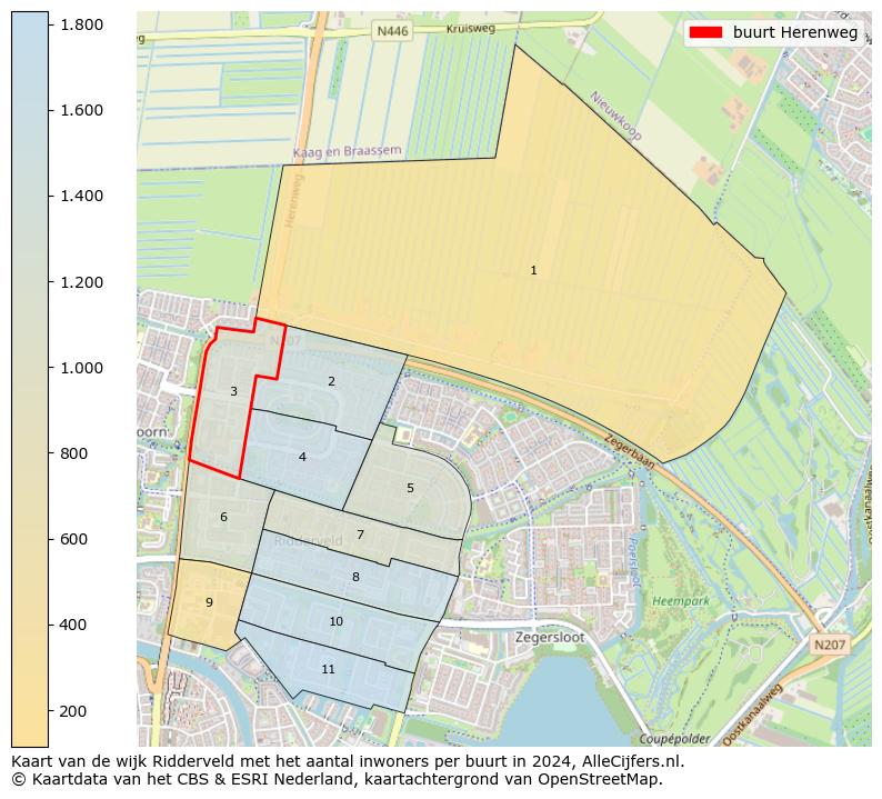 Kaart van de wijk Ridderveld met het aantal inwoners per buurt in 2024. Op deze pagina vind je veel informatie over inwoners (zoals de verdeling naar leeftijdsgroepen, gezinssamenstelling, geslacht, autochtoon of Nederlands met een immigratie achtergrond,...), woningen (aantallen, types, prijs ontwikkeling, gebruik, type eigendom,...) en méér (autobezit, energieverbruik,...)  op basis van open data van het Centraal Bureau voor de Statistiek en diverse andere bronnen!