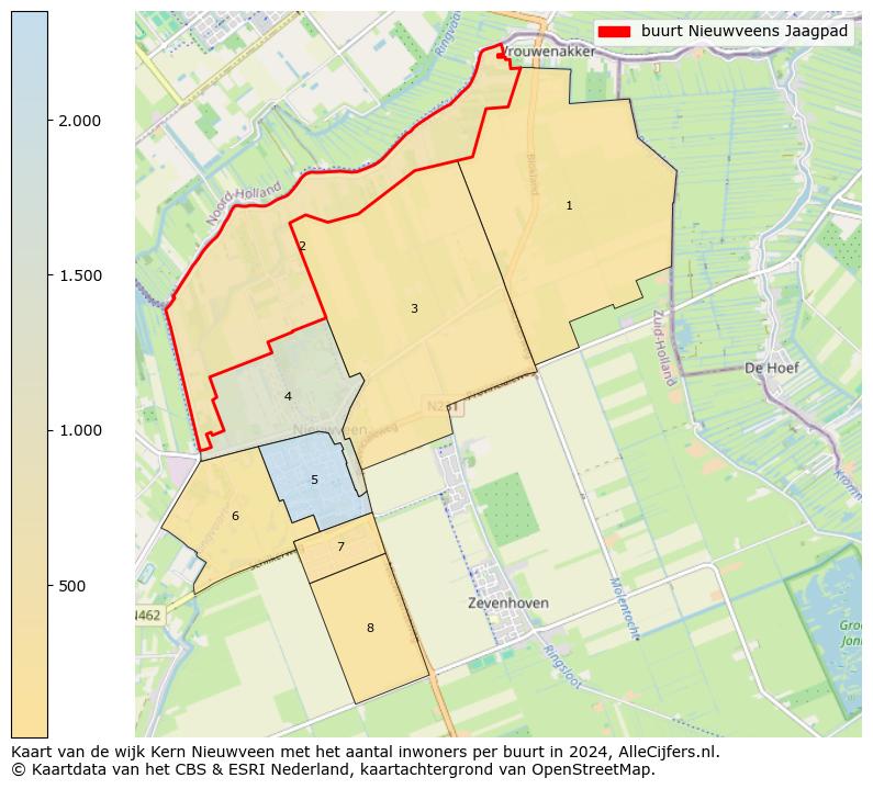 Kaart van de wijk Kern Nieuwveen met het aantal inwoners per buurt in 2024. Op deze pagina vind je veel informatie over inwoners (zoals de verdeling naar leeftijdsgroepen, gezinssamenstelling, geslacht, autochtoon of Nederlands met een immigratie achtergrond,...), woningen (aantallen, types, prijs ontwikkeling, gebruik, type eigendom,...) en méér (autobezit, energieverbruik,...)  op basis van open data van het Centraal Bureau voor de Statistiek en diverse andere bronnen!