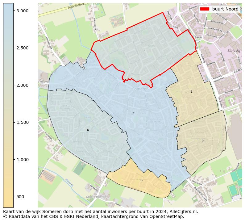 Kaart van de wijk Someren dorp met het aantal inwoners per buurt in 2024. Op deze pagina vind je veel informatie over inwoners (zoals de verdeling naar leeftijdsgroepen, gezinssamenstelling, geslacht, autochtoon of Nederlands met een immigratie achtergrond,...), woningen (aantallen, types, prijs ontwikkeling, gebruik, type eigendom,...) en méér (autobezit, energieverbruik,...)  op basis van open data van het Centraal Bureau voor de Statistiek en diverse andere bronnen!