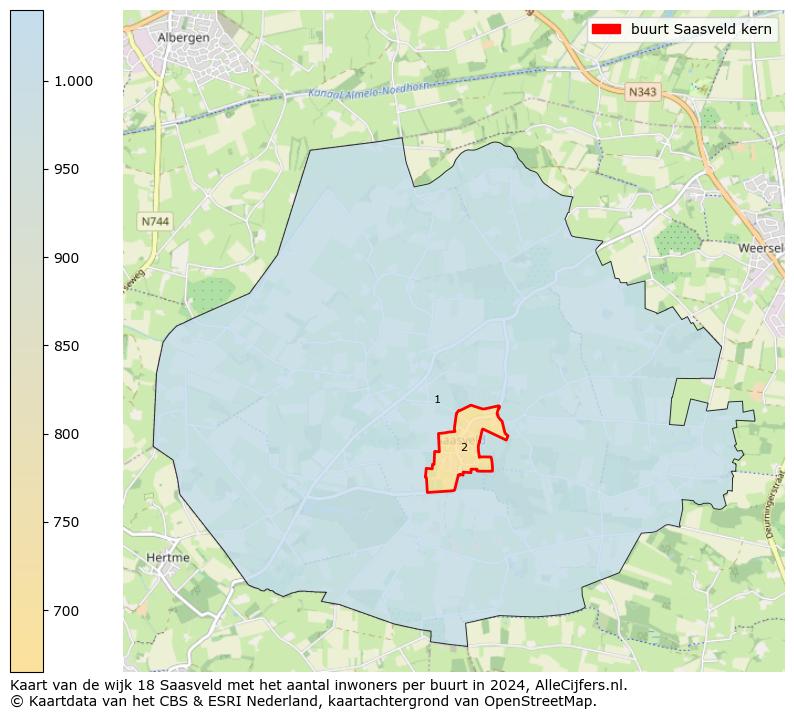 Kaart van de wijk 18 Saasveld met het aantal inwoners per buurt in 2024. Op deze pagina vind je veel informatie over inwoners (zoals de verdeling naar leeftijdsgroepen, gezinssamenstelling, geslacht, autochtoon of Nederlands met een immigratie achtergrond,...), woningen (aantallen, types, prijs ontwikkeling, gebruik, type eigendom,...) en méér (autobezit, energieverbruik,...)  op basis van open data van het centraal bureau voor de statistiek en diverse andere bronnen!