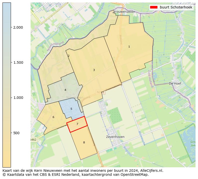 Kaart van de wijk Kern Nieuwveen met het aantal inwoners per buurt in 2024. Op deze pagina vind je veel informatie over inwoners (zoals de verdeling naar leeftijdsgroepen, gezinssamenstelling, geslacht, autochtoon of Nederlands met een immigratie achtergrond,...), woningen (aantallen, types, prijs ontwikkeling, gebruik, type eigendom,...) en méér (autobezit, energieverbruik,...)  op basis van open data van het Centraal Bureau voor de Statistiek en diverse andere bronnen!