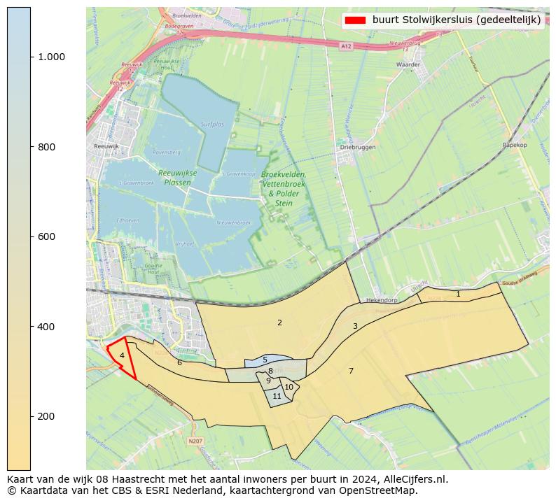 Kaart van de wijk 08 Haastrecht met het aantal inwoners per buurt in 2024. Op deze pagina vind je veel informatie over inwoners (zoals de verdeling naar leeftijdsgroepen, gezinssamenstelling, geslacht, autochtoon of Nederlands met een immigratie achtergrond,...), woningen (aantallen, types, prijs ontwikkeling, gebruik, type eigendom,...) en méér (autobezit, energieverbruik,...)  op basis van open data van het Centraal Bureau voor de Statistiek en diverse andere bronnen!