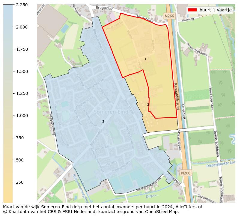 Kaart van de wijk Someren-Eind dorp met het aantal inwoners per buurt in 2024. Op deze pagina vind je veel informatie over inwoners (zoals de verdeling naar leeftijdsgroepen, gezinssamenstelling, geslacht, autochtoon of Nederlands met een immigratie achtergrond,...), woningen (aantallen, types, prijs ontwikkeling, gebruik, type eigendom,...) en méér (autobezit, energieverbruik,...)  op basis van open data van het Centraal Bureau voor de Statistiek en diverse andere bronnen!