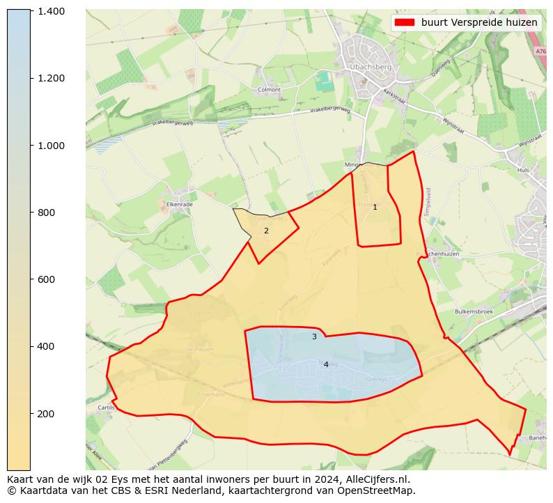 Kaart van de wijk 02 Eys met het aantal inwoners per buurt in 2024. Op deze pagina vind je veel informatie over inwoners (zoals de verdeling naar leeftijdsgroepen, gezinssamenstelling, geslacht, autochtoon of Nederlands met een immigratie achtergrond,...), woningen (aantallen, types, prijs ontwikkeling, gebruik, type eigendom,...) en méér (autobezit, energieverbruik,...)  op basis van open data van het Centraal Bureau voor de Statistiek en diverse andere bronnen!