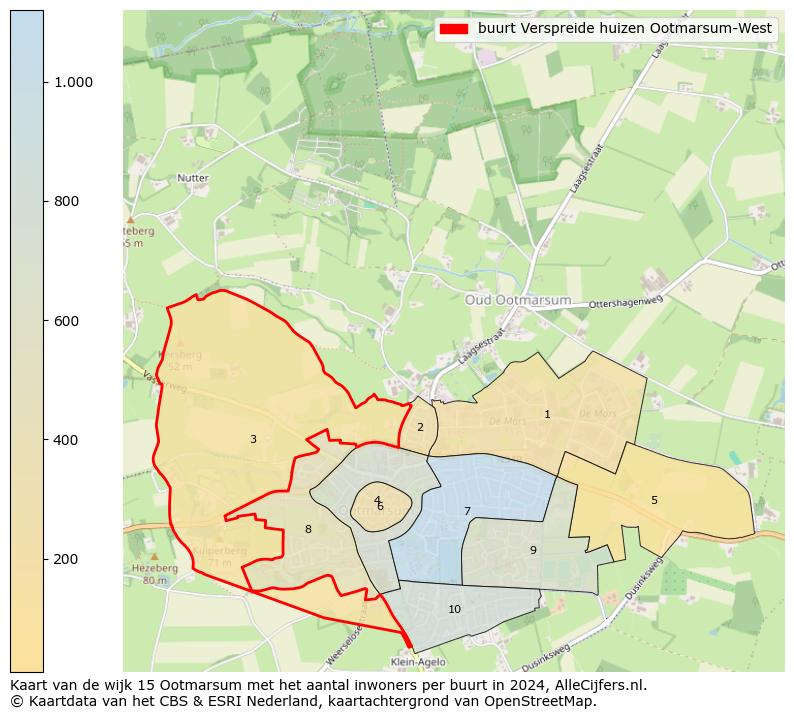 Kaart van de wijk 15 Ootmarsum met het aantal inwoners per buurt in 2024. Op deze pagina vind je veel informatie over inwoners (zoals de verdeling naar leeftijdsgroepen, gezinssamenstelling, geslacht, autochtoon of Nederlands met een immigratie achtergrond,...), woningen (aantallen, types, prijs ontwikkeling, gebruik, type eigendom,...) en méér (autobezit, energieverbruik,...)  op basis van open data van het centraal bureau voor de statistiek en diverse andere bronnen!