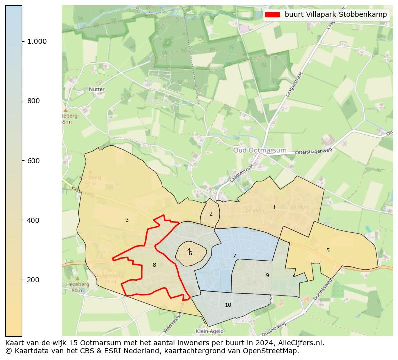 Kaart van de wijk 15 Ootmarsum met het aantal inwoners per buurt in 2024. Op deze pagina vind je veel informatie over inwoners (zoals de verdeling naar leeftijdsgroepen, gezinssamenstelling, geslacht, autochtoon of Nederlands met een immigratie achtergrond,...), woningen (aantallen, types, prijs ontwikkeling, gebruik, type eigendom,...) en méér (autobezit, energieverbruik,...)  op basis van open data van het centraal bureau voor de statistiek en diverse andere bronnen!