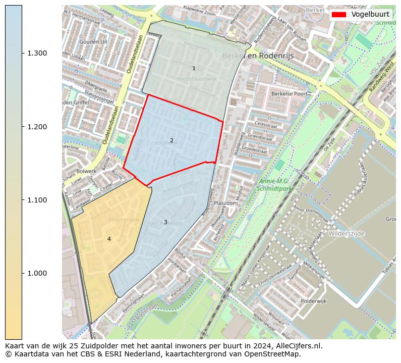 Kaart van de wijk 25 Zuidpolder met het aantal inwoners per buurt in 2024. Op deze pagina vind je veel informatie over inwoners (zoals de verdeling naar leeftijdsgroepen, gezinssamenstelling, geslacht, autochtoon of Nederlands met een immigratie achtergrond,...), woningen (aantallen, types, prijs ontwikkeling, gebruik, type eigendom,...) en méér (autobezit, energieverbruik,...)  op basis van open data van het Centraal Bureau voor de Statistiek en diverse andere bronnen!