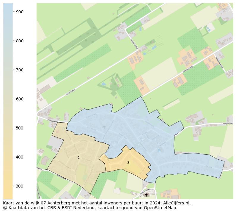 Kaart van de wijk 07 Achterberg met het aantal inwoners per buurt in 2024. Op deze pagina vind je veel informatie over inwoners (zoals de verdeling naar leeftijdsgroepen, gezinssamenstelling, geslacht, autochtoon of Nederlands met een immigratie achtergrond,...), woningen (aantallen, types, prijs ontwikkeling, gebruik, type eigendom,...) en méér (autobezit, energieverbruik,...)  op basis van open data van het centraal bureau voor de statistiek en diverse andere bronnen!