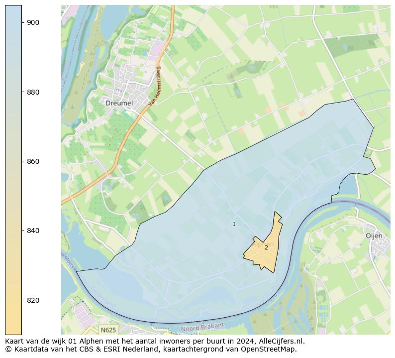 Kaart van de wijk 01 Alphen met het aantal inwoners per buurt in 2024. Op deze pagina vind je veel informatie over inwoners (zoals de verdeling naar leeftijdsgroepen, gezinssamenstelling, geslacht, autochtoon of Nederlands met een immigratie achtergrond,...), woningen (aantallen, types, prijs ontwikkeling, gebruik, type eigendom,...) en méér (autobezit, energieverbruik,...)  op basis van open data van het centraal bureau voor de statistiek en diverse andere bronnen!