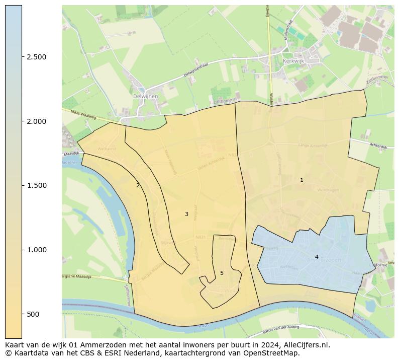 Kaart van de wijk 01 Ammerzoden met het aantal inwoners per buurt in 2024. Op deze pagina vind je veel informatie over inwoners (zoals de verdeling naar leeftijdsgroepen, gezinssamenstelling, geslacht, autochtoon of Nederlands met een immigratie achtergrond,...), woningen (aantallen, types, prijs ontwikkeling, gebruik, type eigendom,...) en méér (autobezit, energieverbruik,...)  op basis van open data van het Centraal Bureau voor de Statistiek en diverse andere bronnen!