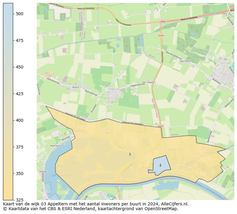 Kaart van de wijk 03 Appeltern met het aantal inwoners per buurt in 2024. Op deze pagina vind je veel informatie over inwoners (zoals de verdeling naar leeftijdsgroepen, gezinssamenstelling, geslacht, autochtoon of Nederlands met een immigratie achtergrond,...), woningen (aantallen, types, prijs ontwikkeling, gebruik, type eigendom,...) en méér (autobezit, energieverbruik,...)  op basis van open data van het centraal bureau voor de statistiek en diverse andere bronnen!