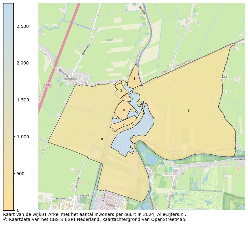 Kaart van de wijk01 Arkel met het aantal inwoners per buurt in 2024. Op deze pagina vind je veel informatie over inwoners (zoals de verdeling naar leeftijdsgroepen, gezinssamenstelling, geslacht, autochtoon of Nederlands met een immigratie achtergrond,...), woningen (aantallen, types, prijs ontwikkeling, gebruik, type eigendom,...) en méér (autobezit, energieverbruik,...)  op basis van open data van het centraal bureau voor de statistiek en diverse andere bronnen!