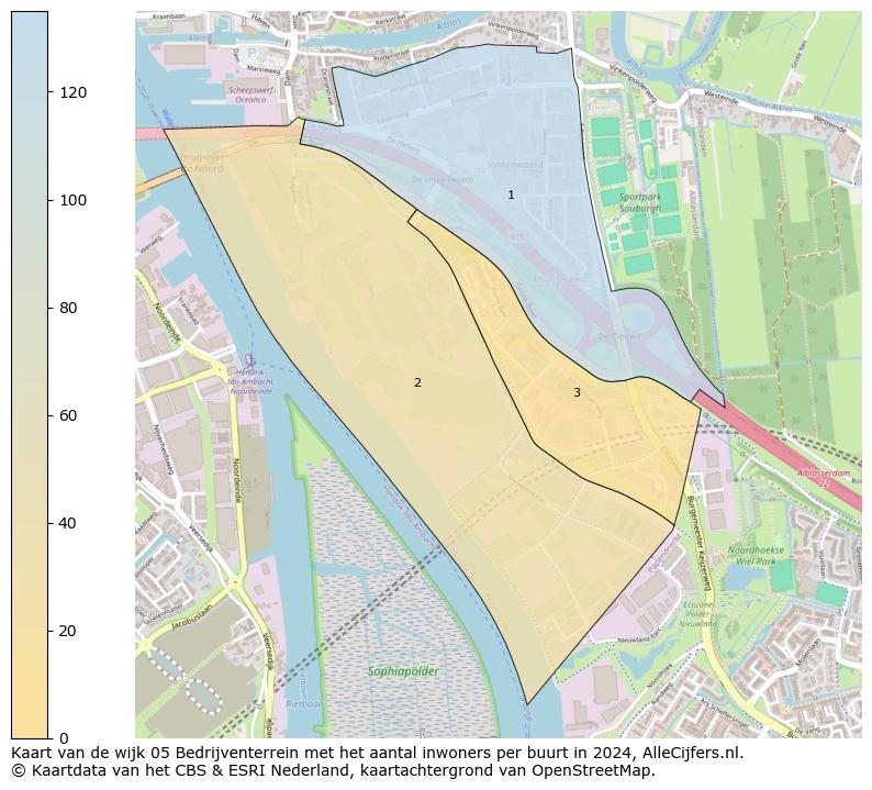 Kaart van de wijk 05 Bedrijventerrein met het aantal inwoners per buurt in 2024. Op deze pagina vind je veel informatie over inwoners (zoals de verdeling naar leeftijdsgroepen, gezinssamenstelling, geslacht, autochtoon of Nederlands met een immigratie achtergrond,...), woningen (aantallen, types, prijs ontwikkeling, gebruik, type eigendom,...) en méér (autobezit, energieverbruik,...)  op basis van open data van het Centraal Bureau voor de Statistiek en diverse andere bronnen!