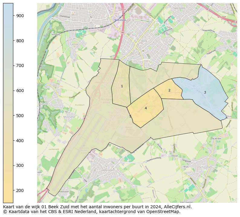 Kaart van de wijk 01 Beek Zuid met het aantal inwoners per buurt in 2024. Op deze pagina vind je veel informatie over inwoners (zoals de verdeling naar leeftijdsgroepen, gezinssamenstelling, geslacht, autochtoon of Nederlands met een immigratie achtergrond,...), woningen (aantallen, types, prijs ontwikkeling, gebruik, type eigendom,...) en méér (autobezit, energieverbruik,...)  op basis van open data van het centraal bureau voor de statistiek en diverse andere bronnen!