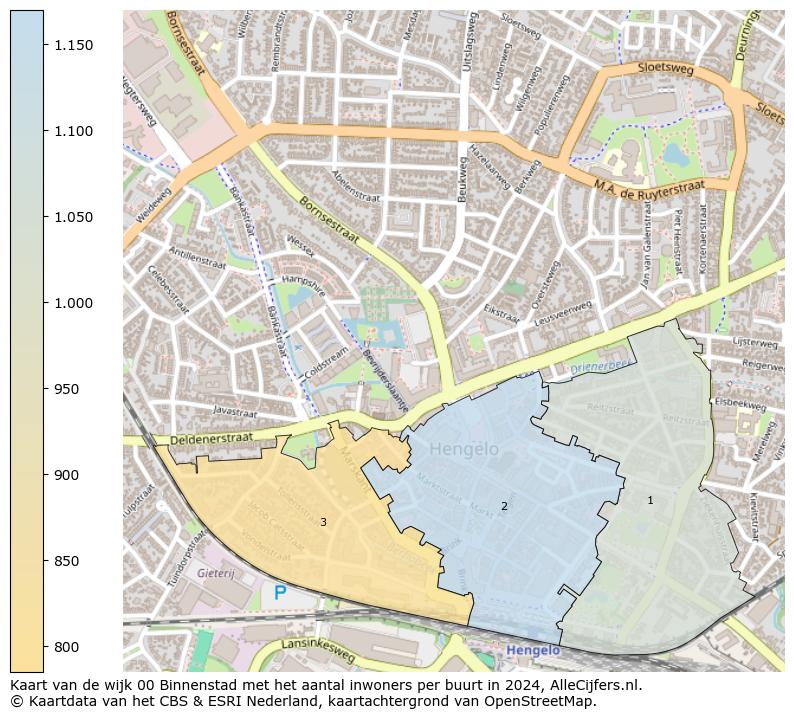 Kaart van de wijk 00 Binnenstad met het aantal inwoners per buurt in 2024. Op deze pagina vind je veel informatie over inwoners (zoals de verdeling naar leeftijdsgroepen, gezinssamenstelling, geslacht, autochtoon of Nederlands met een immigratie achtergrond,...), woningen (aantallen, types, prijs ontwikkeling, gebruik, type eigendom,...) en méér (autobezit, energieverbruik,...)  op basis van open data van het centraal bureau voor de statistiek en diverse andere bronnen!