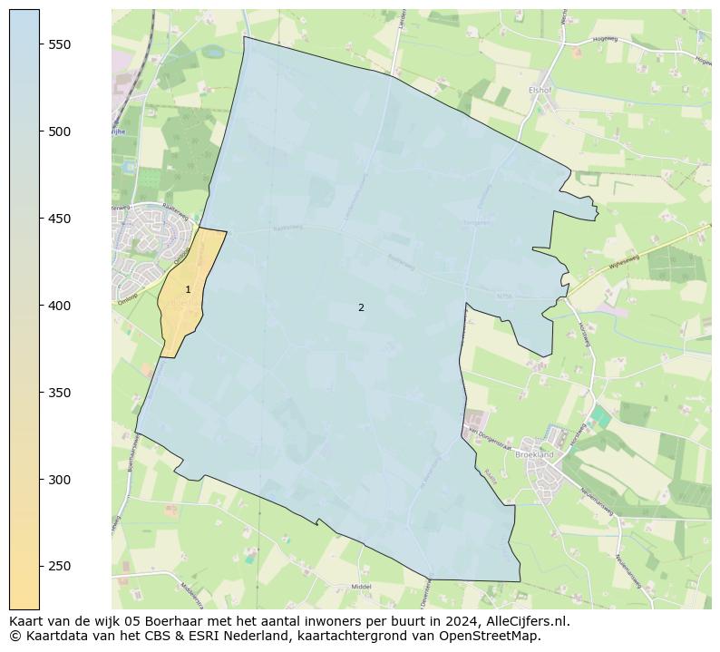 Kaart van de wijk 05 Boerhaar met het aantal inwoners per buurt in 2024. Op deze pagina vind je veel informatie over inwoners (zoals de verdeling naar leeftijdsgroepen, gezinssamenstelling, geslacht, autochtoon of Nederlands met een immigratie achtergrond,...), woningen (aantallen, types, prijs ontwikkeling, gebruik, type eigendom,...) en méér (autobezit, energieverbruik,...)  op basis van open data van het centraal bureau voor de statistiek en diverse andere bronnen!