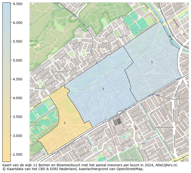 Kaart van de wijk 12 Bomen en Bloemenbuurt met het aantal inwoners per buurt in 2024. Op deze pagina vind je veel informatie over inwoners (zoals de verdeling naar leeftijdsgroepen, gezinssamenstelling, geslacht, autochtoon of Nederlands met een immigratie achtergrond,...), woningen (aantallen, types, prijs ontwikkeling, gebruik, type eigendom,...) en méér (autobezit, energieverbruik,...)  op basis van open data van het centraal bureau voor de statistiek en diverse andere bronnen!