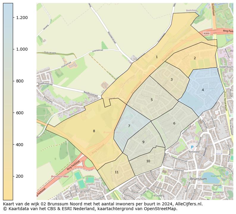 Kaart van de wijk 02 Brunssum Noord met het aantal inwoners per buurt in 2024. Op deze pagina vind je veel informatie over inwoners (zoals de verdeling naar leeftijdsgroepen, gezinssamenstelling, geslacht, autochtoon of Nederlands met een immigratie achtergrond,...), woningen (aantallen, types, prijs ontwikkeling, gebruik, type eigendom,...) en méér (autobezit, energieverbruik,...)  op basis van open data van het centraal bureau voor de statistiek en diverse andere bronnen!