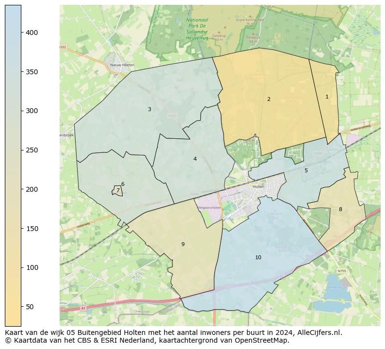 Kaart van de wijk 05 Buitengebied Holten met het aantal inwoners per buurt in 2024. Op deze pagina vind je veel informatie over inwoners (zoals de verdeling naar leeftijdsgroepen, gezinssamenstelling, geslacht, autochtoon of Nederlands met een immigratie achtergrond,...), woningen (aantallen, types, prijs ontwikkeling, gebruik, type eigendom,...) en méér (autobezit, energieverbruik,...)  op basis van open data van het centraal bureau voor de statistiek en diverse andere bronnen!