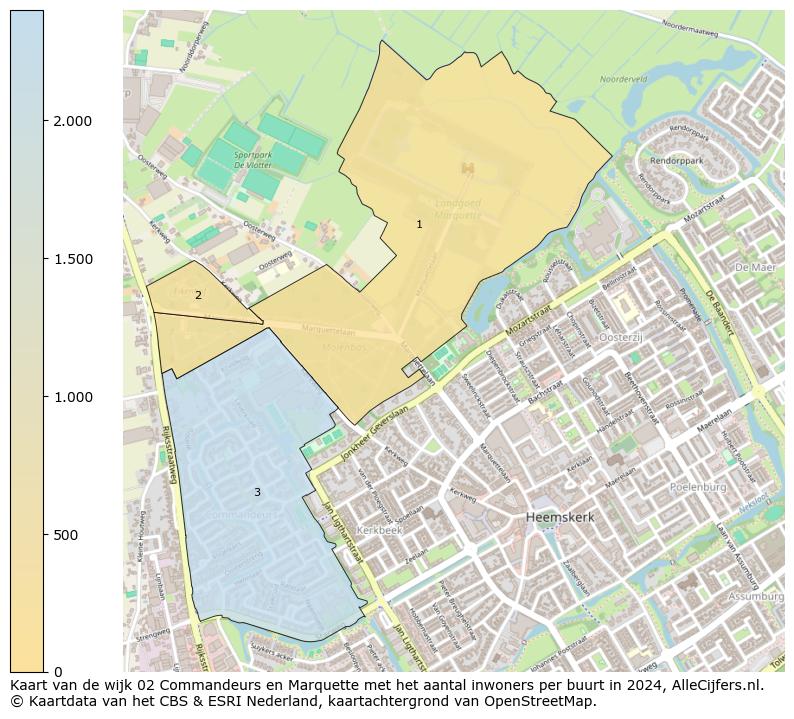 Kaart van de wijk 02 Commandeurs en Marquette met het aantal inwoners per buurt in 2024. Op deze pagina vind je veel informatie over inwoners (zoals de verdeling naar leeftijdsgroepen, gezinssamenstelling, geslacht, autochtoon of Nederlands met een immigratie achtergrond,...), woningen (aantallen, types, prijs ontwikkeling, gebruik, type eigendom,...) en méér (autobezit, energieverbruik,...)  op basis van open data van het Centraal Bureau voor de Statistiek en diverse andere bronnen!