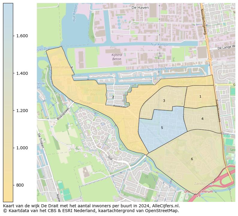 Kaart van de wijk De Drait met het aantal inwoners per buurt in 2024. Op deze pagina vind je veel informatie over inwoners (zoals de verdeling naar leeftijdsgroepen, gezinssamenstelling, geslacht, autochtoon of Nederlands met een immigratie achtergrond,...), woningen (aantallen, types, prijs ontwikkeling, gebruik, type eigendom,...) en méér (autobezit, energieverbruik,...)  op basis van open data van het centraal bureau voor de statistiek en diverse andere bronnen!