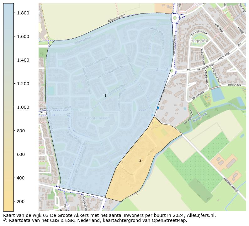 Kaart van de wijk 03 De Groote Akkers met het aantal inwoners per buurt in 2024. Op deze pagina vind je veel informatie over inwoners (zoals de verdeling naar leeftijdsgroepen, gezinssamenstelling, geslacht, autochtoon of Nederlands met een immigratie achtergrond,...), woningen (aantallen, types, prijs ontwikkeling, gebruik, type eigendom,...) en méér (autobezit, energieverbruik,...)  op basis van open data van het centraal bureau voor de statistiek en diverse andere bronnen!