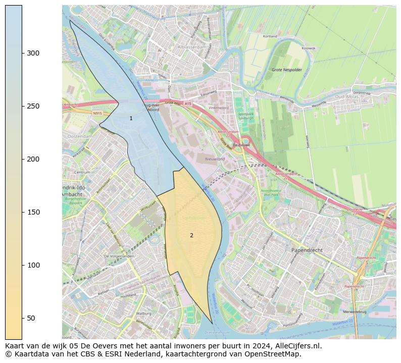 Kaart van de wijk 05 De Oevers met het aantal inwoners per buurt in 2024. Op deze pagina vind je veel informatie over inwoners (zoals de verdeling naar leeftijdsgroepen, gezinssamenstelling, geslacht, autochtoon of Nederlands met een immigratie achtergrond,...), woningen (aantallen, types, prijs ontwikkeling, gebruik, type eigendom,...) en méér (autobezit, energieverbruik,...)  op basis van open data van het centraal bureau voor de statistiek en diverse andere bronnen!