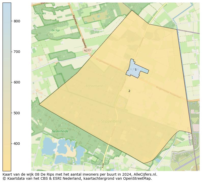 Kaart van de wijk 08 De Rips met het aantal inwoners per buurt in 2024. Op deze pagina vind je veel informatie over inwoners (zoals de verdeling naar leeftijdsgroepen, gezinssamenstelling, geslacht, autochtoon of Nederlands met een immigratie achtergrond,...), woningen (aantallen, types, prijs ontwikkeling, gebruik, type eigendom,...) en méér (autobezit, energieverbruik,...)  op basis van open data van het centraal bureau voor de statistiek en diverse andere bronnen!