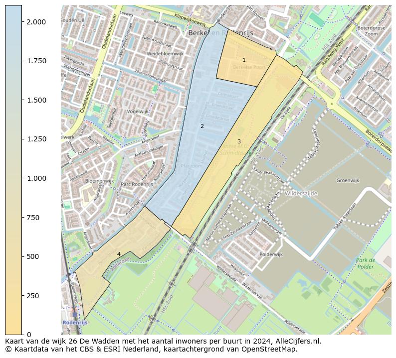 Kaart van de wijk 26 De Wadden met het aantal inwoners per buurt in 2024. Op deze pagina vind je veel informatie over inwoners (zoals de verdeling naar leeftijdsgroepen, gezinssamenstelling, geslacht, autochtoon of Nederlands met een immigratie achtergrond,...), woningen (aantallen, types, prijs ontwikkeling, gebruik, type eigendom,...) en méér (autobezit, energieverbruik,...)  op basis van open data van het centraal bureau voor de statistiek en diverse andere bronnen!