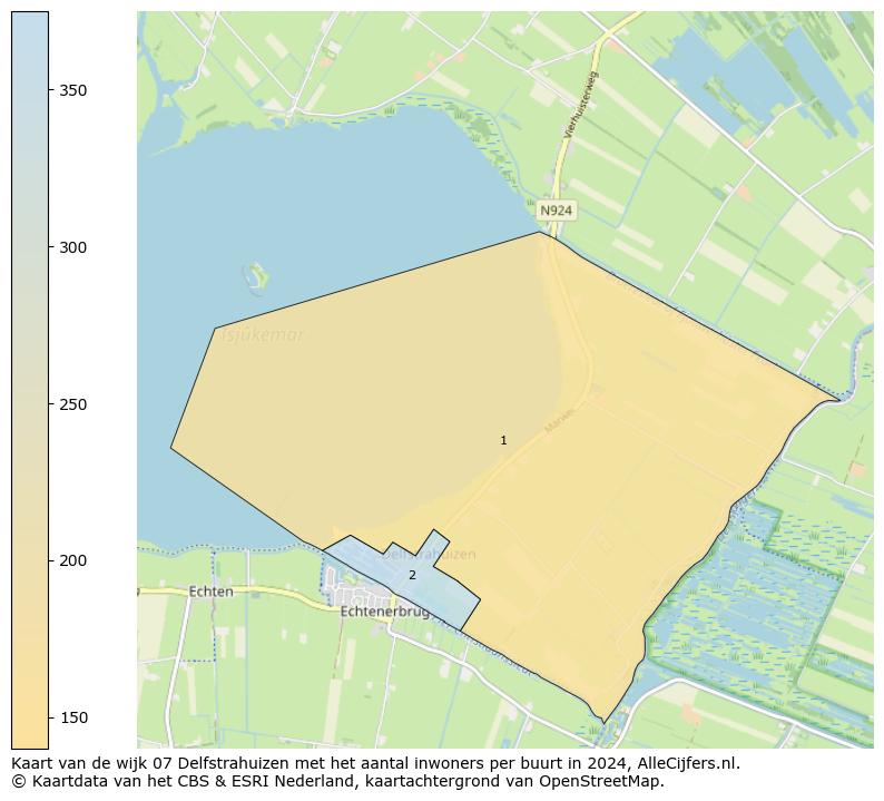 Kaart van de wijk 07 Delfstrahuizen met het aantal inwoners per buurt in 2024. Op deze pagina vind je veel informatie over inwoners (zoals de verdeling naar leeftijdsgroepen, gezinssamenstelling, geslacht, autochtoon of Nederlands met een immigratie achtergrond,...), woningen (aantallen, types, prijs ontwikkeling, gebruik, type eigendom,...) en méér (autobezit, energieverbruik,...)  op basis van open data van het Centraal Bureau voor de Statistiek en diverse andere bronnen!