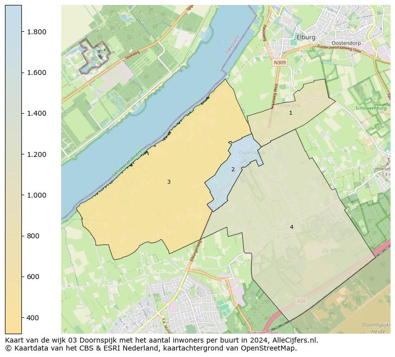 Kaart van de wijk 03 Doornspijk met het aantal inwoners per buurt in 2024. Op deze pagina vind je veel informatie over inwoners (zoals de verdeling naar leeftijdsgroepen, gezinssamenstelling, geslacht, autochtoon of Nederlands met een immigratie achtergrond,...), woningen (aantallen, types, prijs ontwikkeling, gebruik, type eigendom,...) en méér (autobezit, energieverbruik,...)  op basis van open data van het centraal bureau voor de statistiek en diverse andere bronnen!