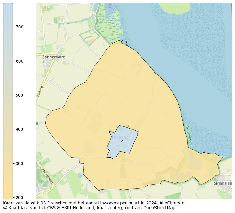 Kaart van de wijk 03 Dreischor met het aantal inwoners per buurt in 2024. Op deze pagina vind je veel informatie over inwoners (zoals de verdeling naar leeftijdsgroepen, gezinssamenstelling, geslacht, autochtoon of Nederlands met een immigratie achtergrond,...), woningen (aantallen, types, prijs ontwikkeling, gebruik, type eigendom,...) en méér (autobezit, energieverbruik,...)  op basis van open data van het centraal bureau voor de statistiek en diverse andere bronnen!