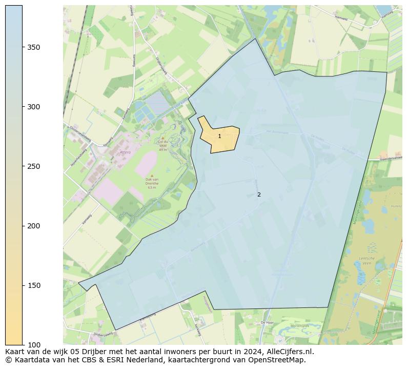 Kaart van de wijk 05 Drijber met het aantal inwoners per buurt in 2024. Op deze pagina vind je veel informatie over inwoners (zoals de verdeling naar leeftijdsgroepen, gezinssamenstelling, geslacht, autochtoon of Nederlands met een immigratie achtergrond,...), woningen (aantallen, types, prijs ontwikkeling, gebruik, type eigendom,...) en méér (autobezit, energieverbruik,...)  op basis van open data van het centraal bureau voor de statistiek en diverse andere bronnen!