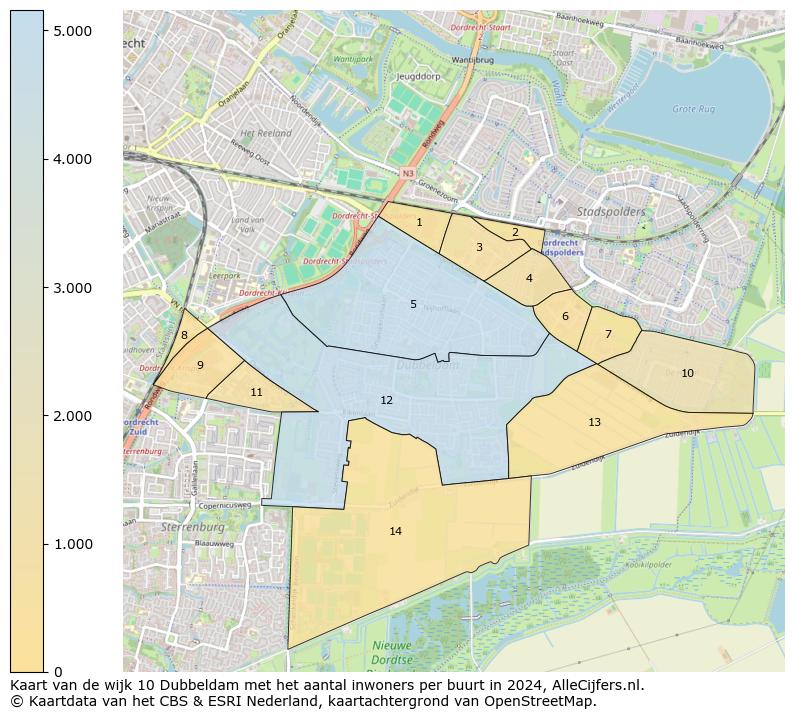 Kaart van de wijk 10 Dubbeldam met het aantal inwoners per buurt in 2024. Op deze pagina vind je veel informatie over inwoners (zoals de verdeling naar leeftijdsgroepen, gezinssamenstelling, geslacht, autochtoon of Nederlands met een immigratie achtergrond,...), woningen (aantallen, types, prijs ontwikkeling, gebruik, type eigendom,...) en méér (autobezit, energieverbruik,...)  op basis van open data van het centraal bureau voor de statistiek en diverse andere bronnen!