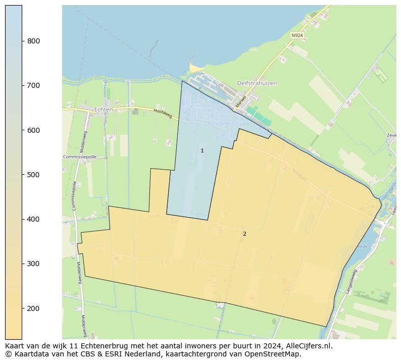 Kaart van de wijk 11 Echtenerbrug met het aantal inwoners per buurt in 2024. Op deze pagina vind je veel informatie over inwoners (zoals de verdeling naar leeftijdsgroepen, gezinssamenstelling, geslacht, autochtoon of Nederlands met een immigratie achtergrond,...), woningen (aantallen, types, prijs ontwikkeling, gebruik, type eigendom,...) en méér (autobezit, energieverbruik,...)  op basis van open data van het centraal bureau voor de statistiek en diverse andere bronnen!