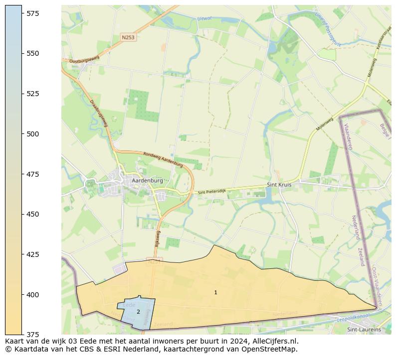 Kaart van de wijk 03 Eede met het aantal inwoners per buurt in 2024. Op deze pagina vind je veel informatie over inwoners (zoals de verdeling naar leeftijdsgroepen, gezinssamenstelling, geslacht, autochtoon of Nederlands met een immigratie achtergrond,...), woningen (aantallen, types, prijs ontwikkeling, gebruik, type eigendom,...) en méér (autobezit, energieverbruik,...)  op basis van open data van het centraal bureau voor de statistiek en diverse andere bronnen!