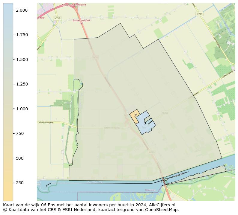 Kaart van de wijk 06 Ens met het aantal inwoners per buurt in 2024. Op deze pagina vind je veel informatie over inwoners (zoals de verdeling naar leeftijdsgroepen, gezinssamenstelling, geslacht, autochtoon of Nederlands met een immigratie achtergrond,...), woningen (aantallen, types, prijs ontwikkeling, gebruik, type eigendom,...) en méér (autobezit, energieverbruik,...)  op basis van open data van het centraal bureau voor de statistiek en diverse andere bronnen!